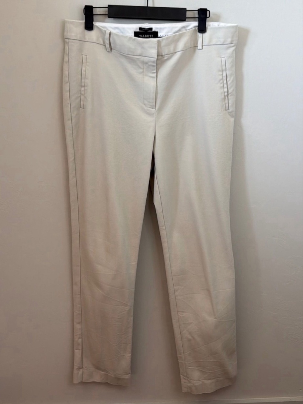 Talbots Women's Beige Ankle Pants